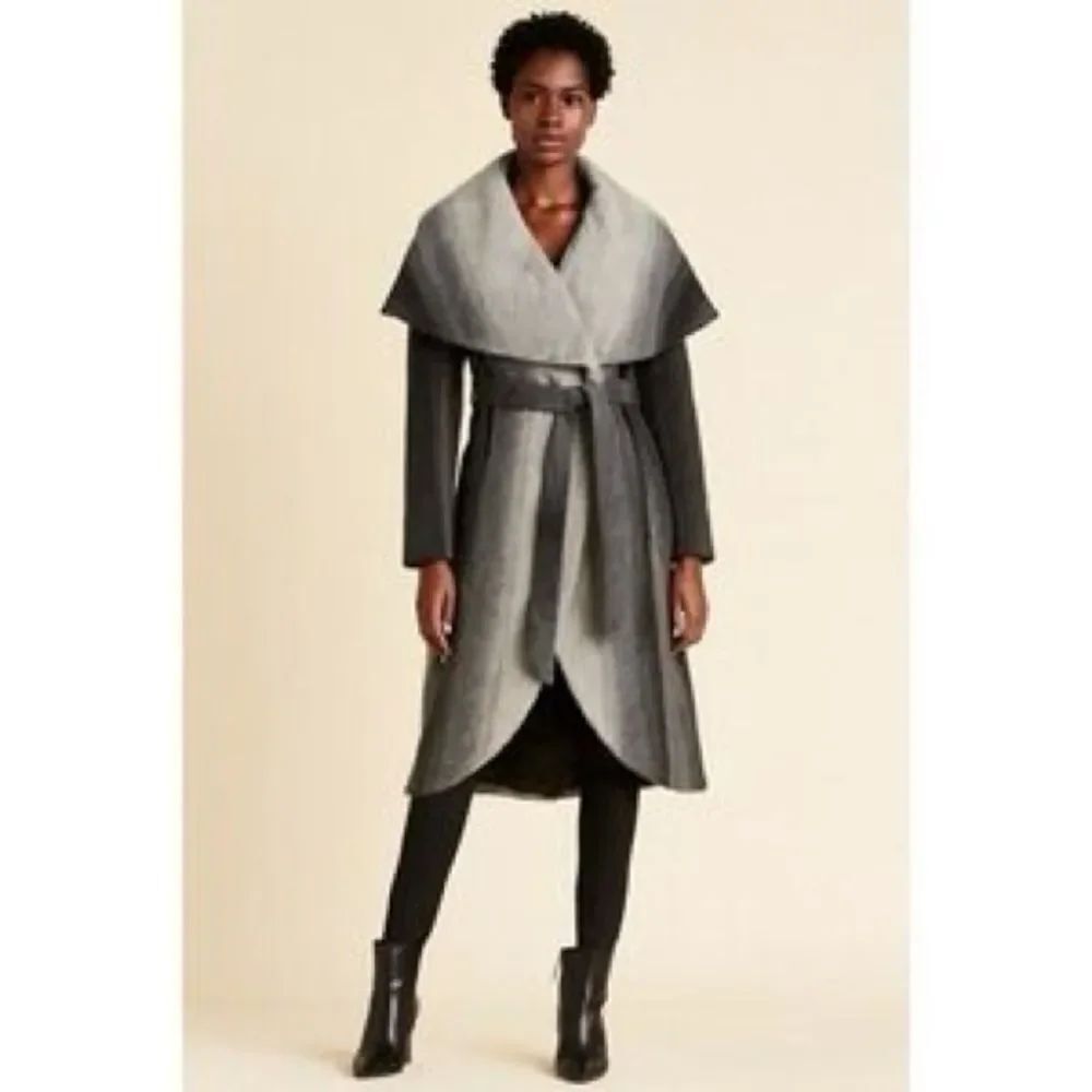 Zac Posen Alisha wrap ombré  Women's Coat size 14
